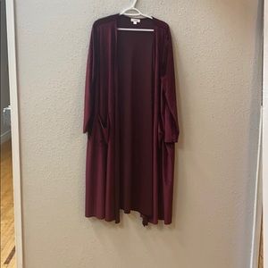 Dark red velvet fabric Sarah